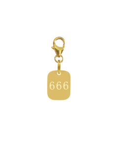 ANGEL NUMBER 666 CHARM 