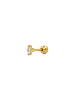 Glowline Piercing Gold, Produktfoto Side