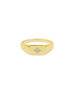 Bossy Ring, Ring gold, Produktfoto, Front View