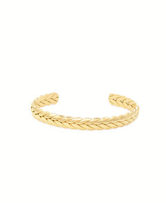 Tied Armreif, Armreif gold, Produktfoto, Front View