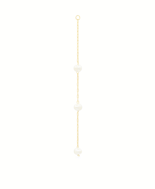 White Bubble Extender, Kette gold perle, Produktfoto